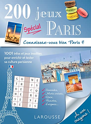 200 jeux special Paris - cahier de vacances