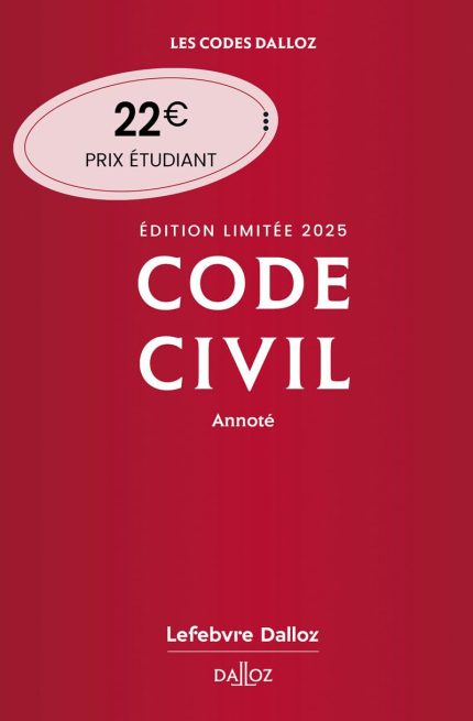Code Civil 2025 Annote