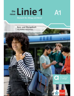 Die neue Linie 1 A1, Kurs- & Ubungsbuch - Hybride Ausgabe