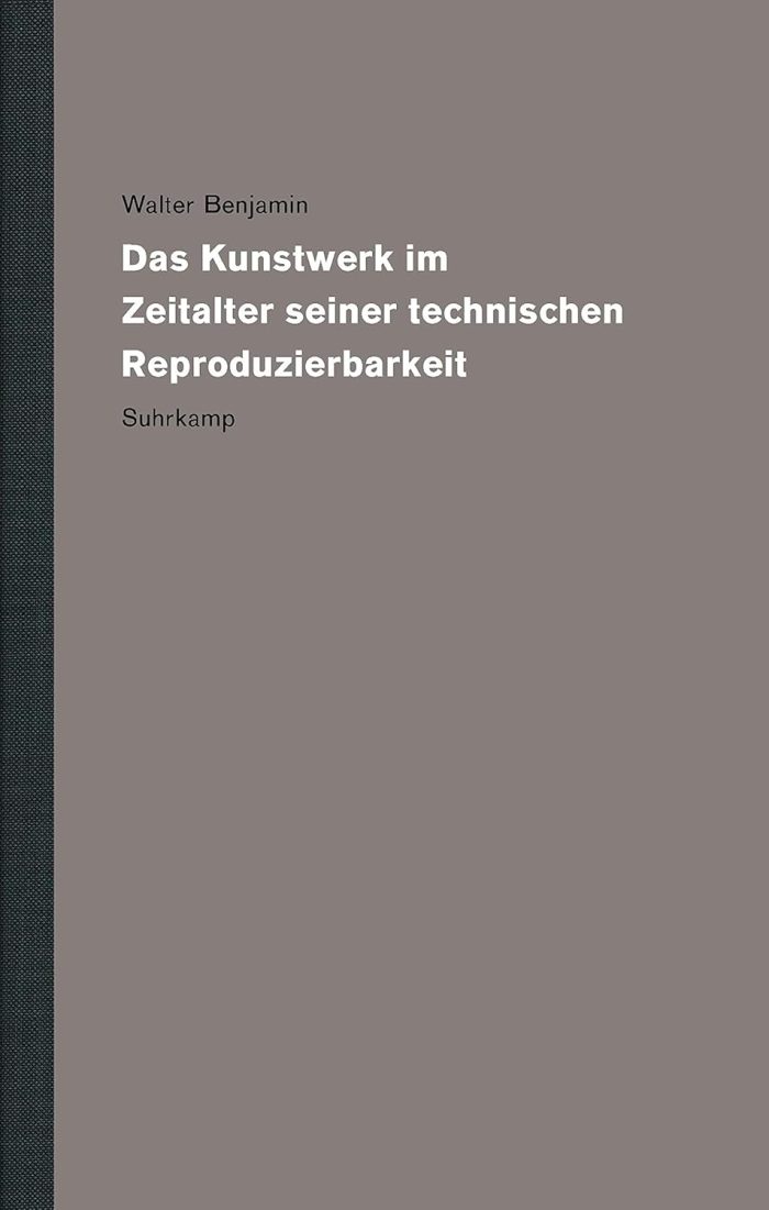 Werke und Nachla?. Kritische Gesamtausgabe 16: Das Kunstwerk im Zeitalter seiner technischen Reproduzierbarkeit Werke und Nachla?. Kritische Gesamtausgabe 16: Das Kunstwerk im Zeitalter seiner technischen Reproduzierbarkeit