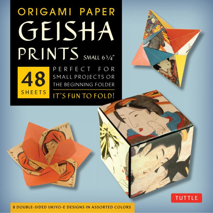 Origami Paper Geisha Prints Origami Paper Geisha Prints