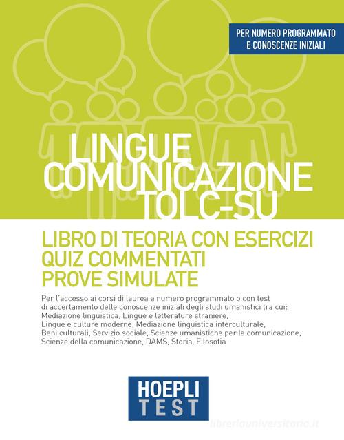 Hoepli test. Lingue, Comunicazione, TOLC-SU