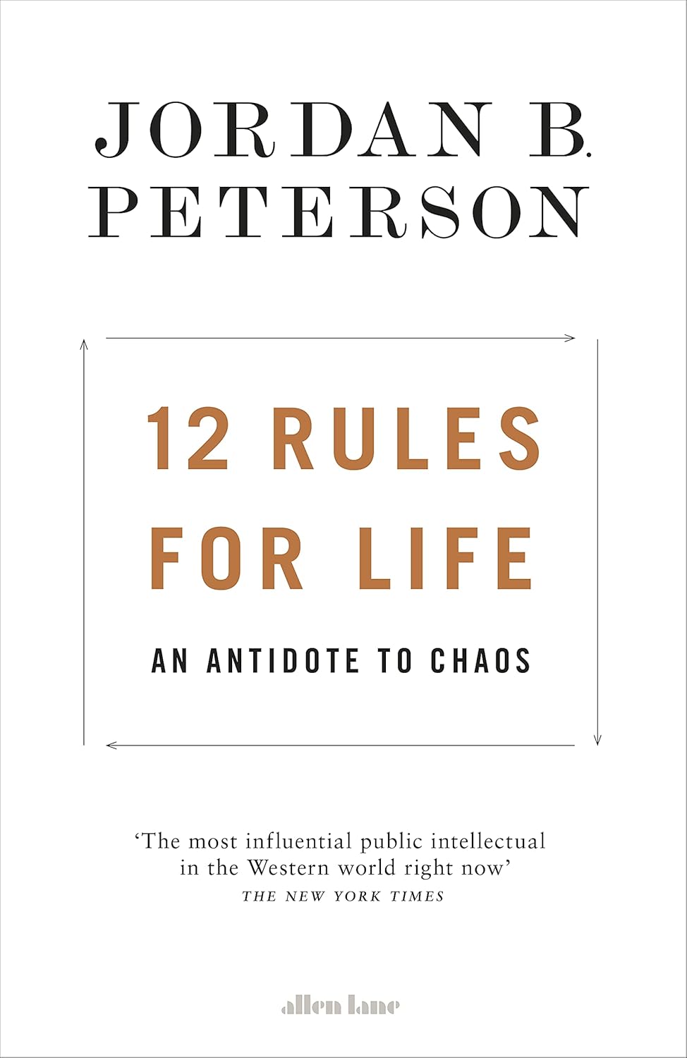 12 Rules for Life: An Antidote to Chaos (hardcover)