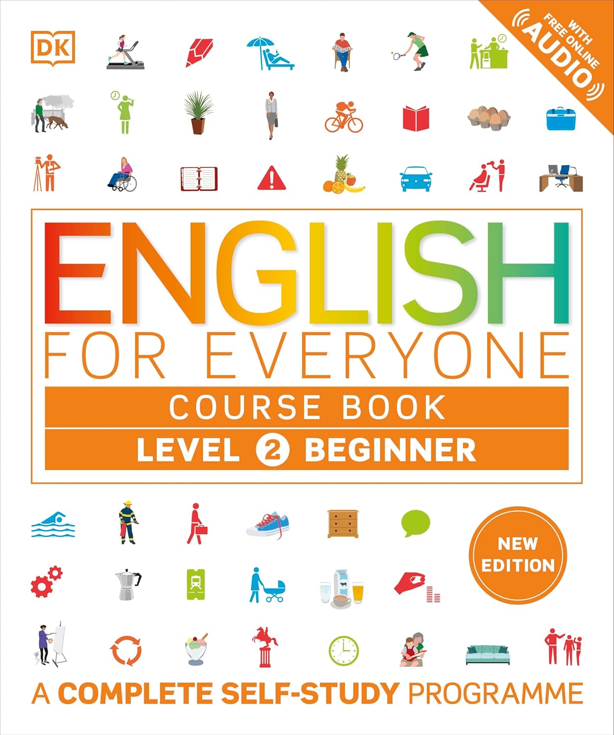 English for Everyone Course Book Level 2 + free Audio Online