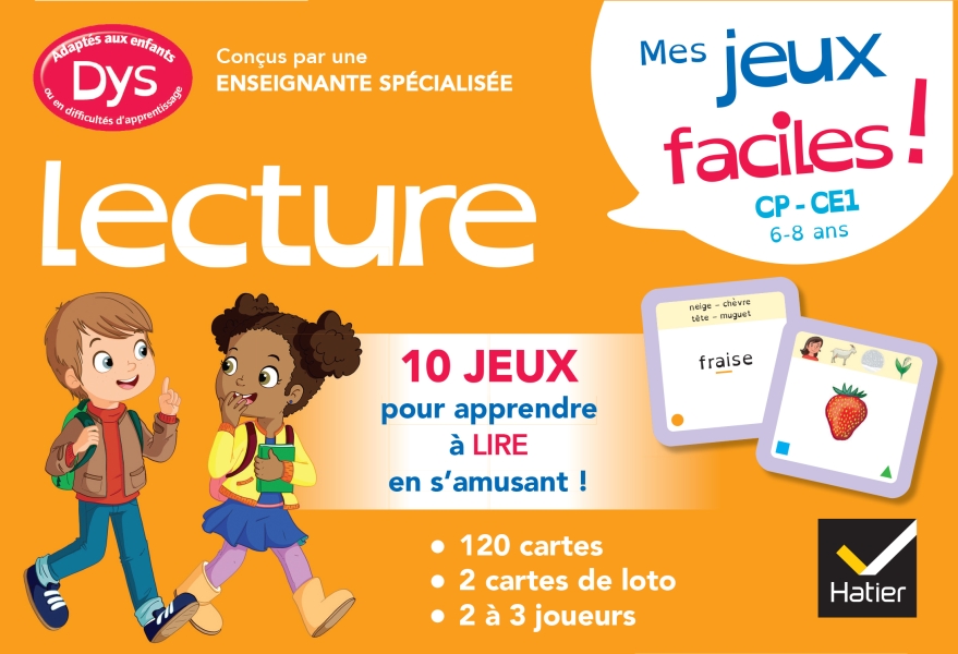 Mes jeux de lecture facile ! dys (CP-CE1)
