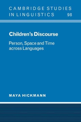 CHILDRENS DISCOURSE PB - MAYA HICKMANN