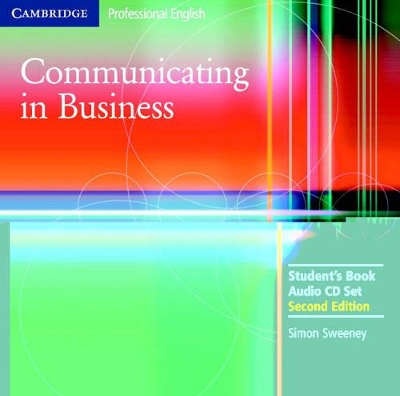 COMMUNICATING IN BUSINESS CD CLASS 2ND ED - SIMON SWEENEY