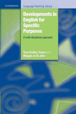 DEVELOPMENTS IN ENGLISH FOR SPECIFIC PURPOSES - TONY DUDLEY-
