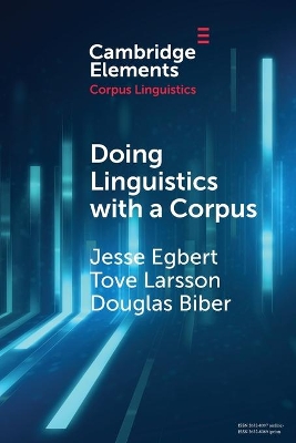 DOING LINGUISTICS WITH A CORPUS - JESSE EGBERT-TOVE LARSSON-
