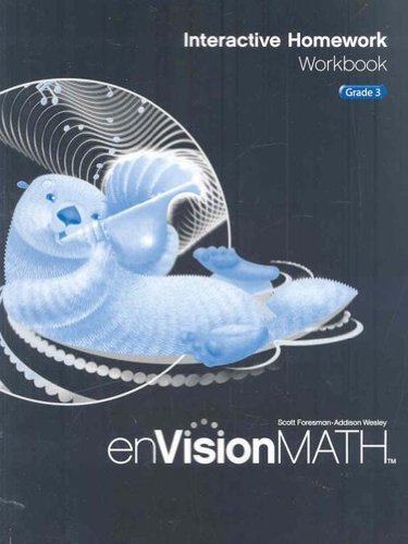 ENVISION MATH: INTERACTIVE HOMEWORK WORBOOK GRADE 3 -  SCOTT
