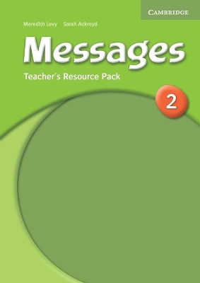 MESSAGES 2 TCHRS RESOURCE PACK - MEREDITH LEVY-SARAH ACKROYD