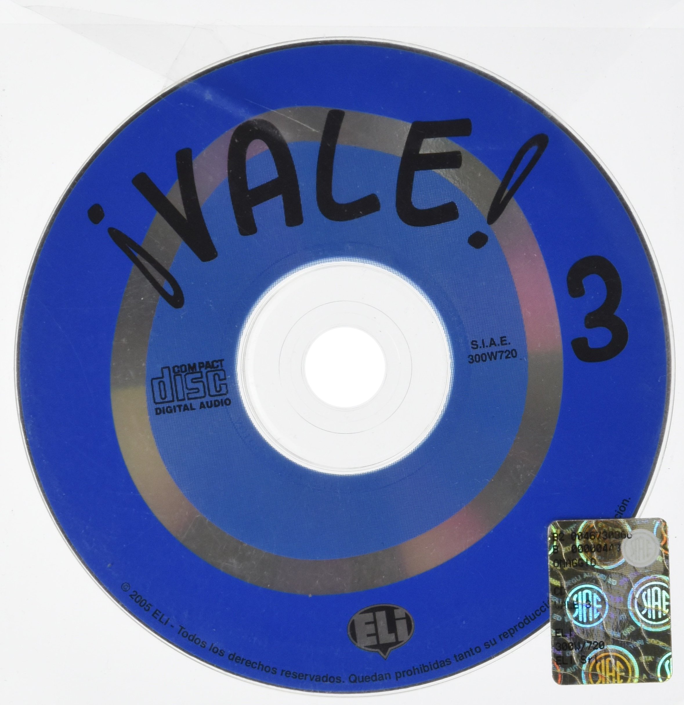 VALE 3 AUDIO CD -