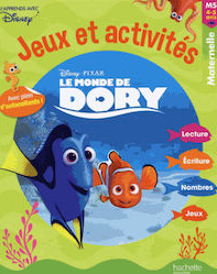 Jeux et activites: Le Monde de Dory 4-5 ans