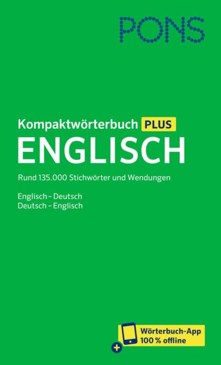 PONS KOMPAKTWORTERBUCH ENGLISCH
