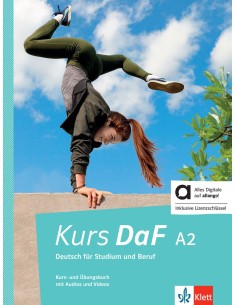Kurs DaF (A2) Kurs- und Ubungsbuch - Hybride Ausgabe allango