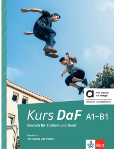 Kurs DaF (A1-B1) Kursbuch - Hybride Ausgabe allango