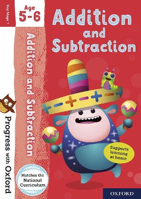 ADD/SUBTRACT AGE 5-6 BK/STICKER - GILES CLARE