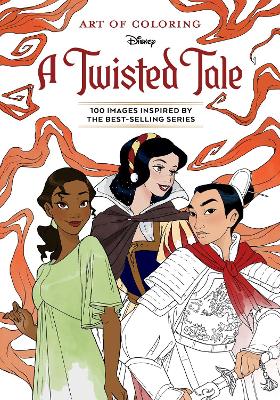ART OF COLORING: A TWISTED TALE    PB - DISNEY BOOKS-ABIGAIL