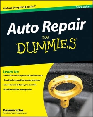 AUTO REPAIR FOR DUMMIES PB - DEANNA SCLAR