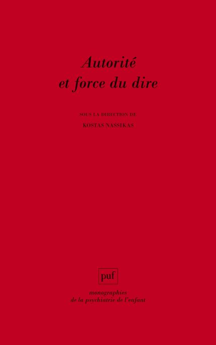 AUTORITE ET FORCE DU DIRE - NASSIKAS KOSTAS