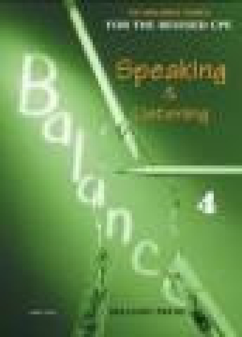 BALANCE 4 CPE (SPEAKING + LISTENING) SB REVISED - KANE