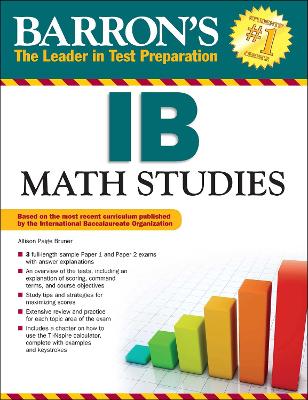 BARRONS IB MATHS STUDIES IB - ALLISON PAIGE BRUNER