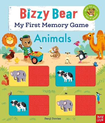 BIZZY BEAR : MY FIRST MEMORY GAME BOOK - ANIMALS HC BBK - BE