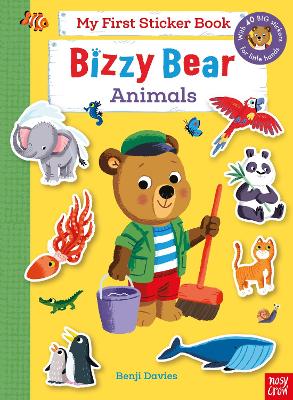 BIZZY BEAR : MY FIRST STICKER BOOK - ANIMALS PB - BENJI DAVI