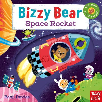 BIZZY BEAR : SPACE ROCKET HC BBK - BENJI DAVIES-NOSY CROW LT