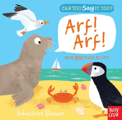 CAN YOU SAY IT TOO? ARF! ARF! HC BBK - NOSY CROW LTD-SEBASTI