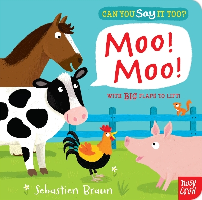 CAN YOU SAY IT TOO? MOO! MOO! HC BBK - NOSY CROW LTD-SEBASTI