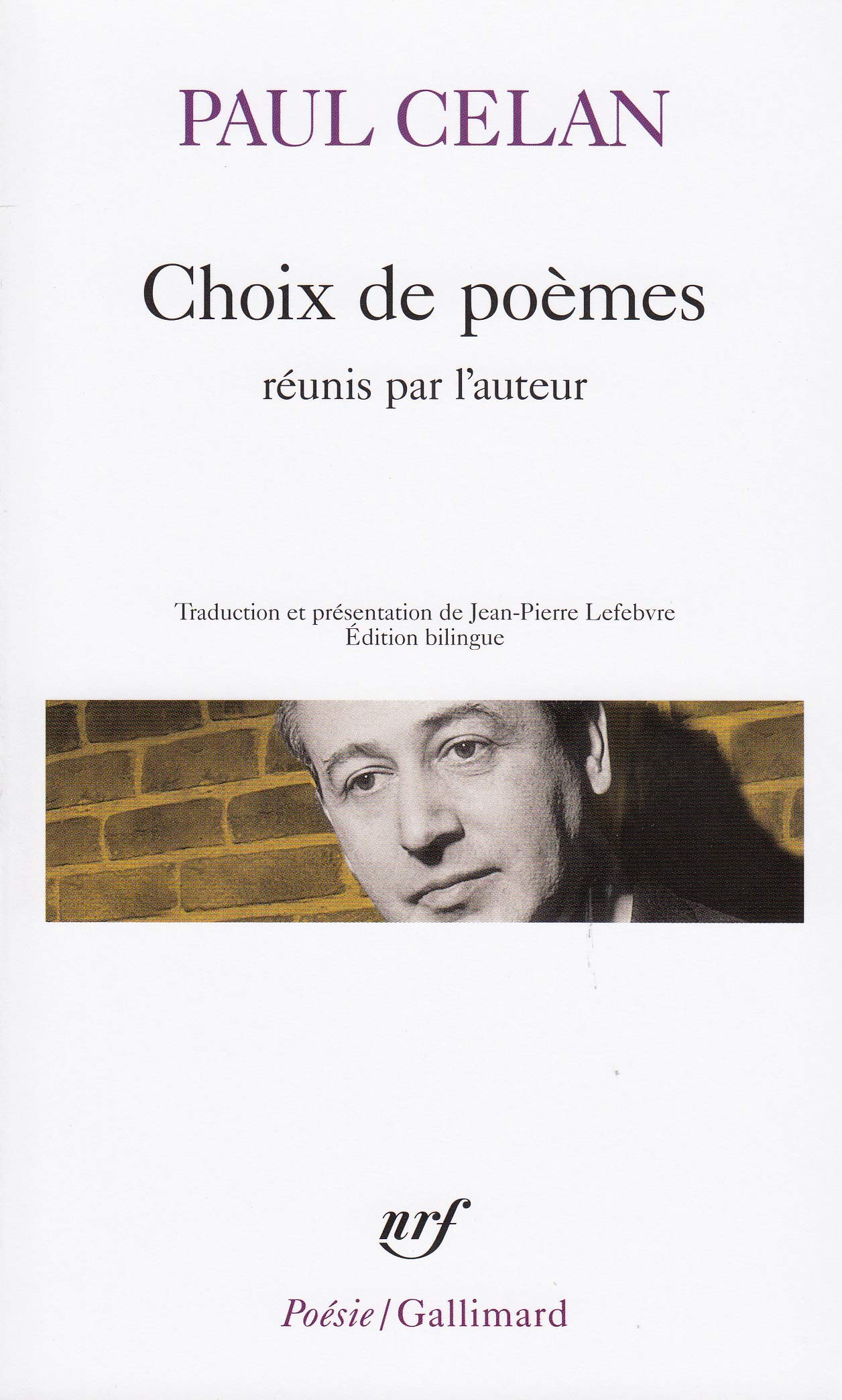 CHOIX DE POEMES - PAUL CELAN