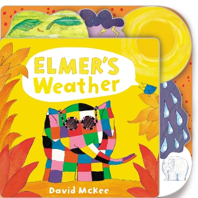 ELMERS WEATHER: TABBED BOARD BOOK - DAVID MCKEE
