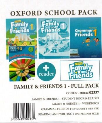 FAMILY AND FRIENDS 1 FULL PACK (SB + WB + ALPHABET BOOK + GR
