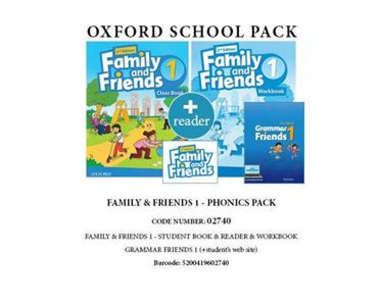 FAMILY AND FRIENDS 1 PHONICS PACK (SB+ WB+ OXFORD PHONICS WO