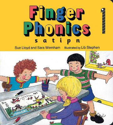 FINGER PHONICS BOOK 1 : IN PRECURSIVE LETTERS (BRITISH ENGLI