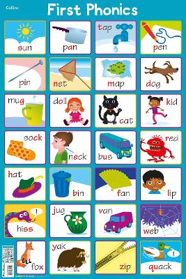 FIRST PHONICS (COLLINS CHILDREN’S POSTER) - STEVE EVANS-COLL