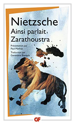 GF AINSI PARLAIT ZARATHOUSTRA POCHE - FRIEDRICH NIETZSCHE