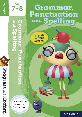 GRAMMAR AND PUNCTUATION AGE 7-8 BOOK/STICKERS/WEBSITE LINK -