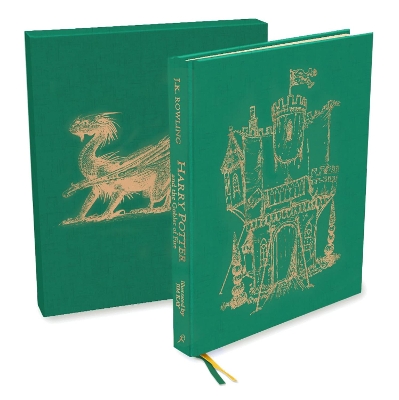 HARRY POTTER AND THE GOBLET OF FIRE DELUXE ILLUSTRATED SLIPC