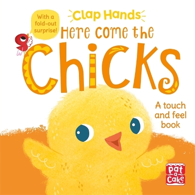 HERE COME THE CHICKS : A TOUCH AND FEEL BOARD BOOK WITH A FO