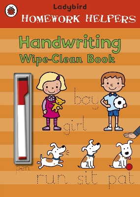 HOMEWORK HELPERS : HANDWRITING WIPE-CLEAN BOOK PB -