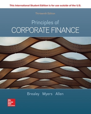ISE PRINCIPLES OF CORPORATE FINANCE - RICHARD BREALEY-STEWAR