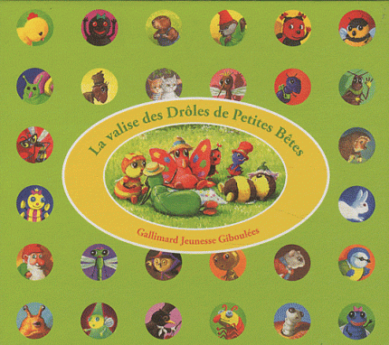 LA VALISE DES DROLES DE PETITES BETES - SIX MINI LIVRES -