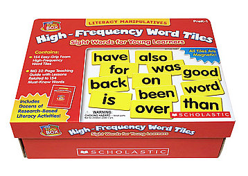 LITERACY MANIPULATIVES HIGH-FREQUENCY WORD TILES SIGHT WORDS