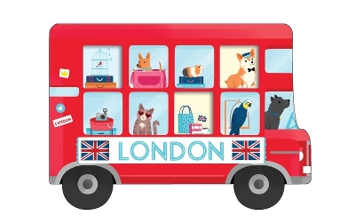 LONDON BUS SHAPED COVER STICKY NOTES - VIKKI CHU
