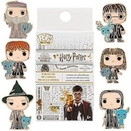 LOUNGEFLY HARRY POTTER STAINED GLASS BLIND BOX PIN -