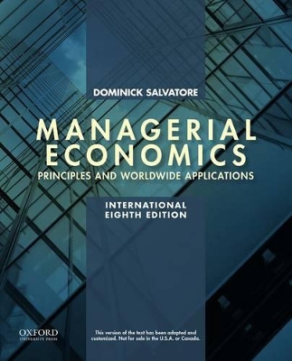 MANAGERIAL ECONOMICS IN A GLOBAL ECONOMY - DOMINICK SALVATOR