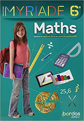 MYRIADE MATHS 6E 2021 MANUEL ELEVE - CAMBON/GALLIEN/SOTO