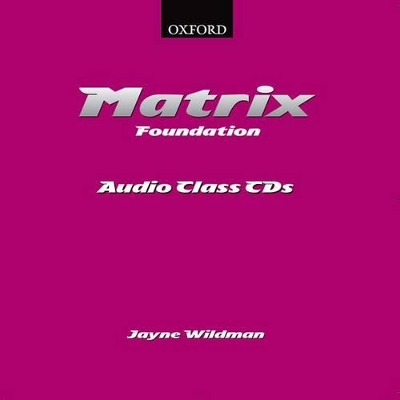 NEW MATRIX FOUNDATION CD CLASS (2) - KATHY GUDE-JANE WILDMAN